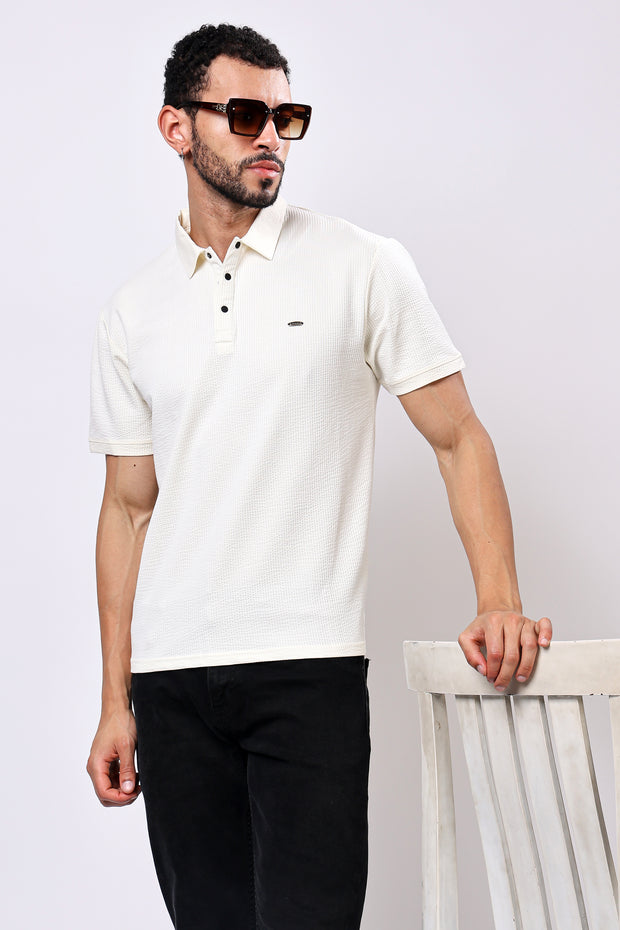 Stylox Solid Polo T-Shirt For Men