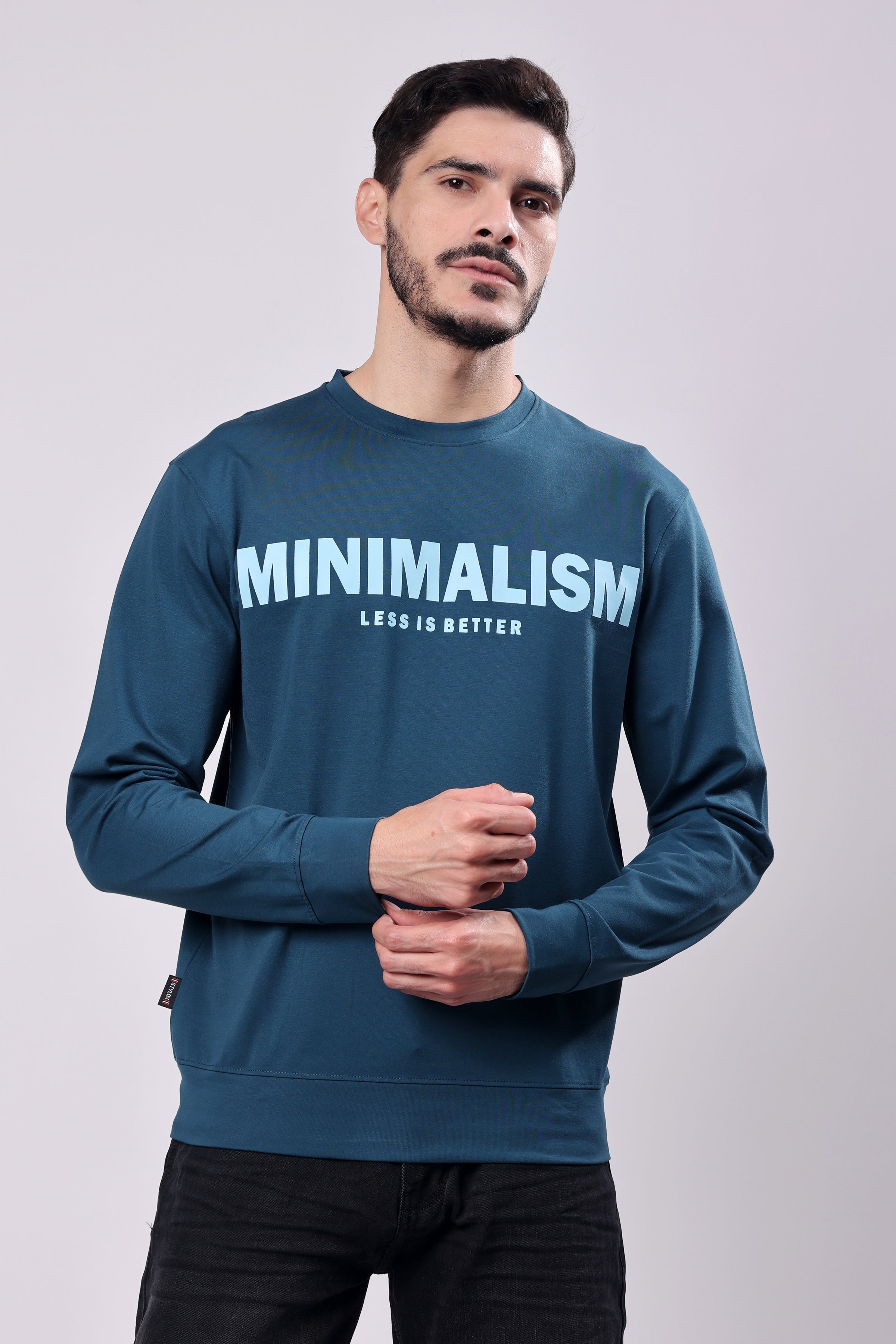 Stylox Full Sleeve Round Neck Printed Sweatshirt - Stylox
