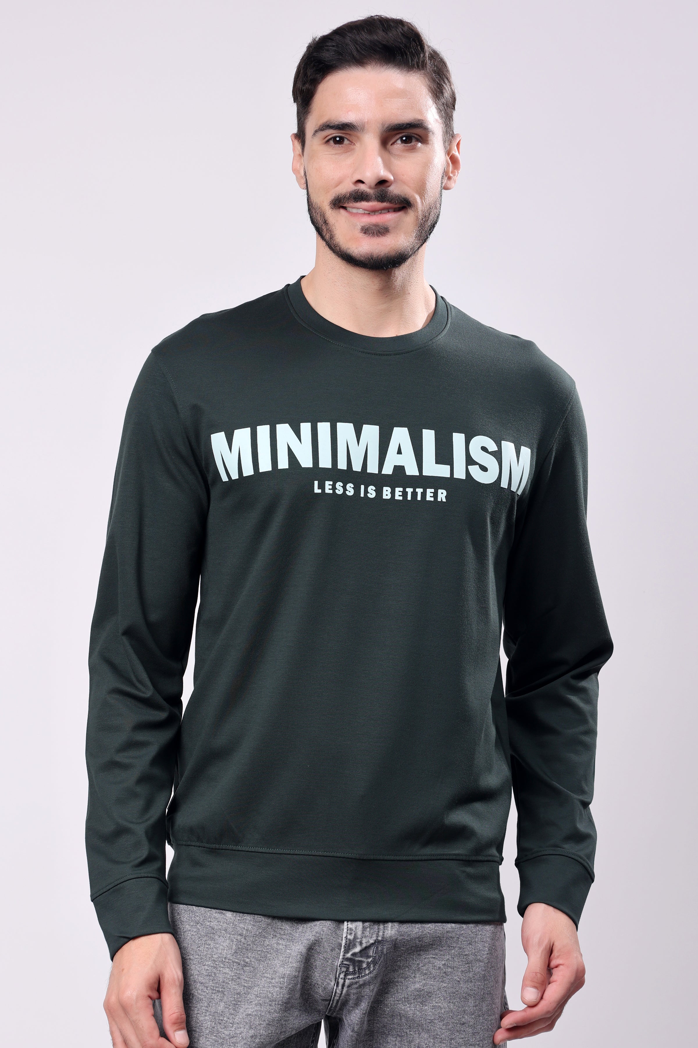 Stylox Round Neck Full Sleeve Printed Sweatshirt - Stylox
