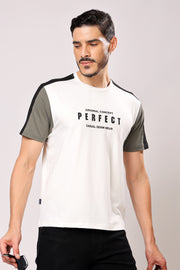 Stylox Men's Round Neck Casual Printed T-Shirt
