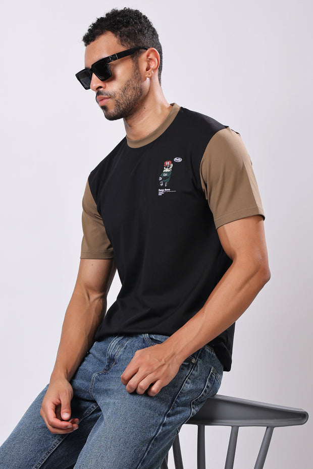 Stylox Printed Round Neck T-Shirt