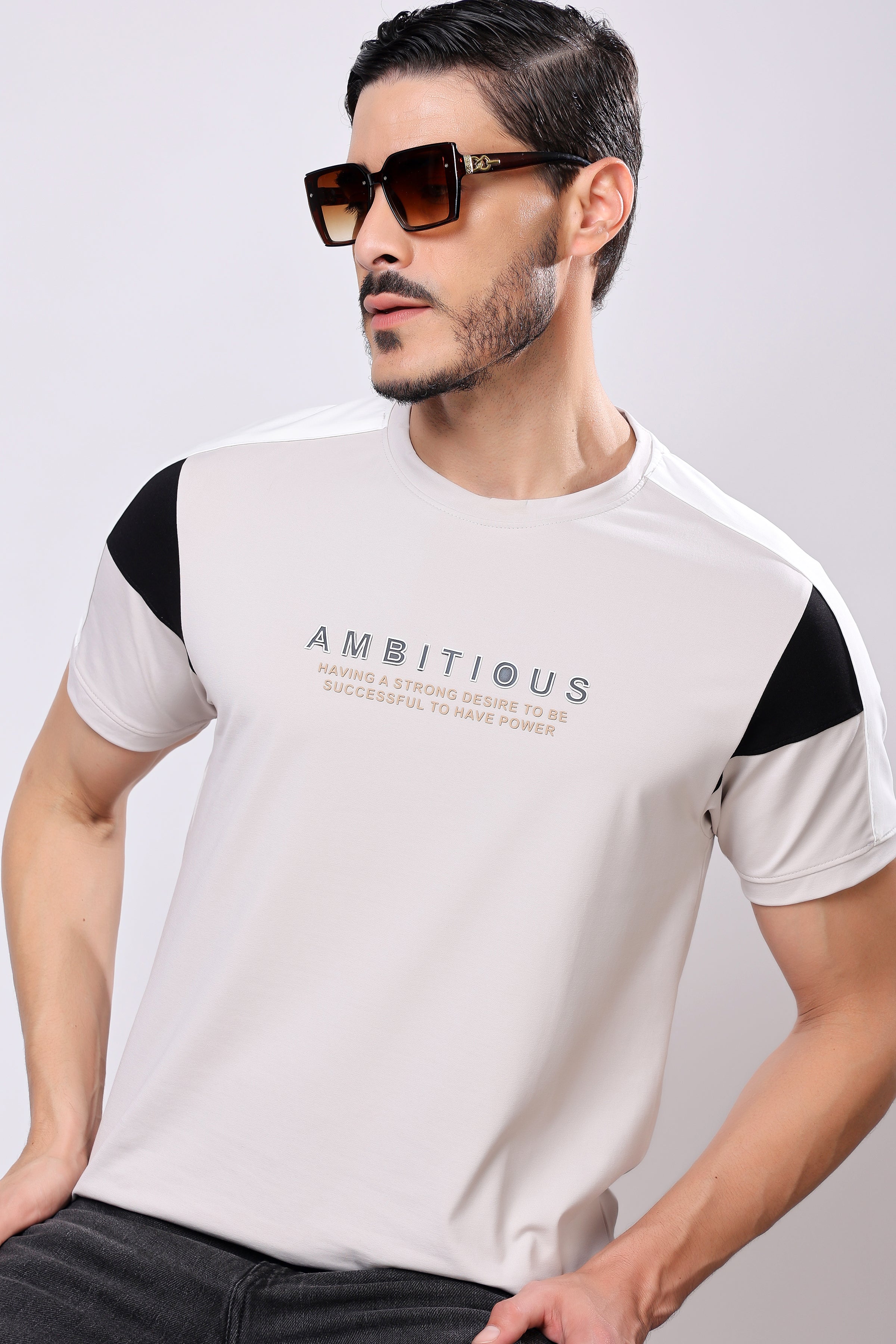 Stylox Men's Round Neck Casual Printed T-Shirt - Stylox