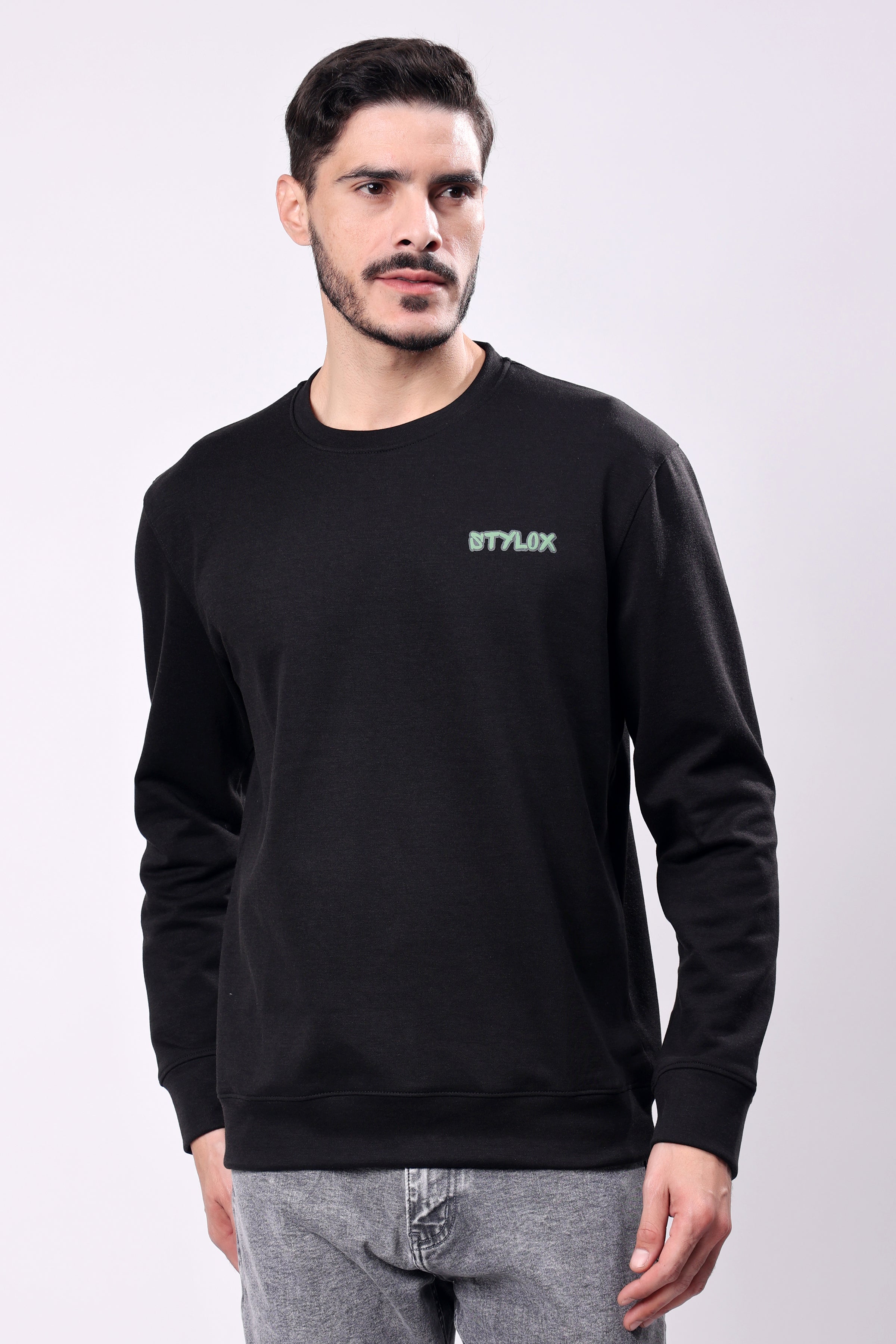 STYLOX Stylish Printed Round Neck SWEATSHIRT - Stylox