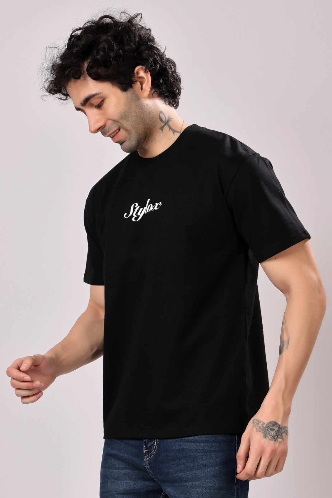 Stylox Regular Fit Round Neck Half Sleeve T-Shirt For Men - Stylox