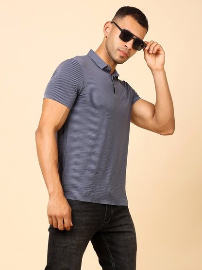 Stylox Premium Stretchable Solid Slim Fit Polo T-Shirt – Comfort Meets Style