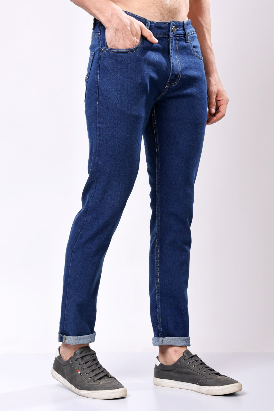 Stylox Slim Fit Denim Jeans - Blue,