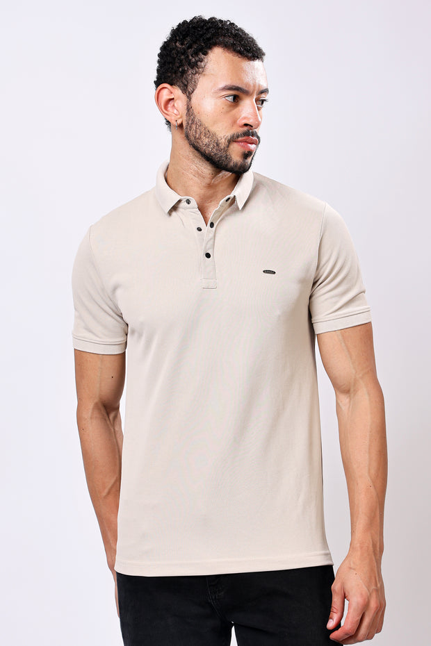 Stylox Solid Polo T-Shirt For Men