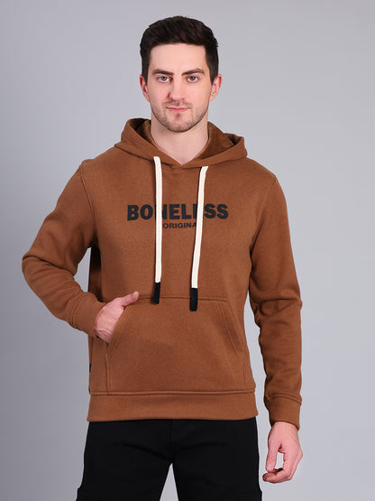 Stylox Men’s Winter Hooded Sweatshirt | Printed Pullover Hoodie with Kangaroo Pocket | Warm Casual Wear