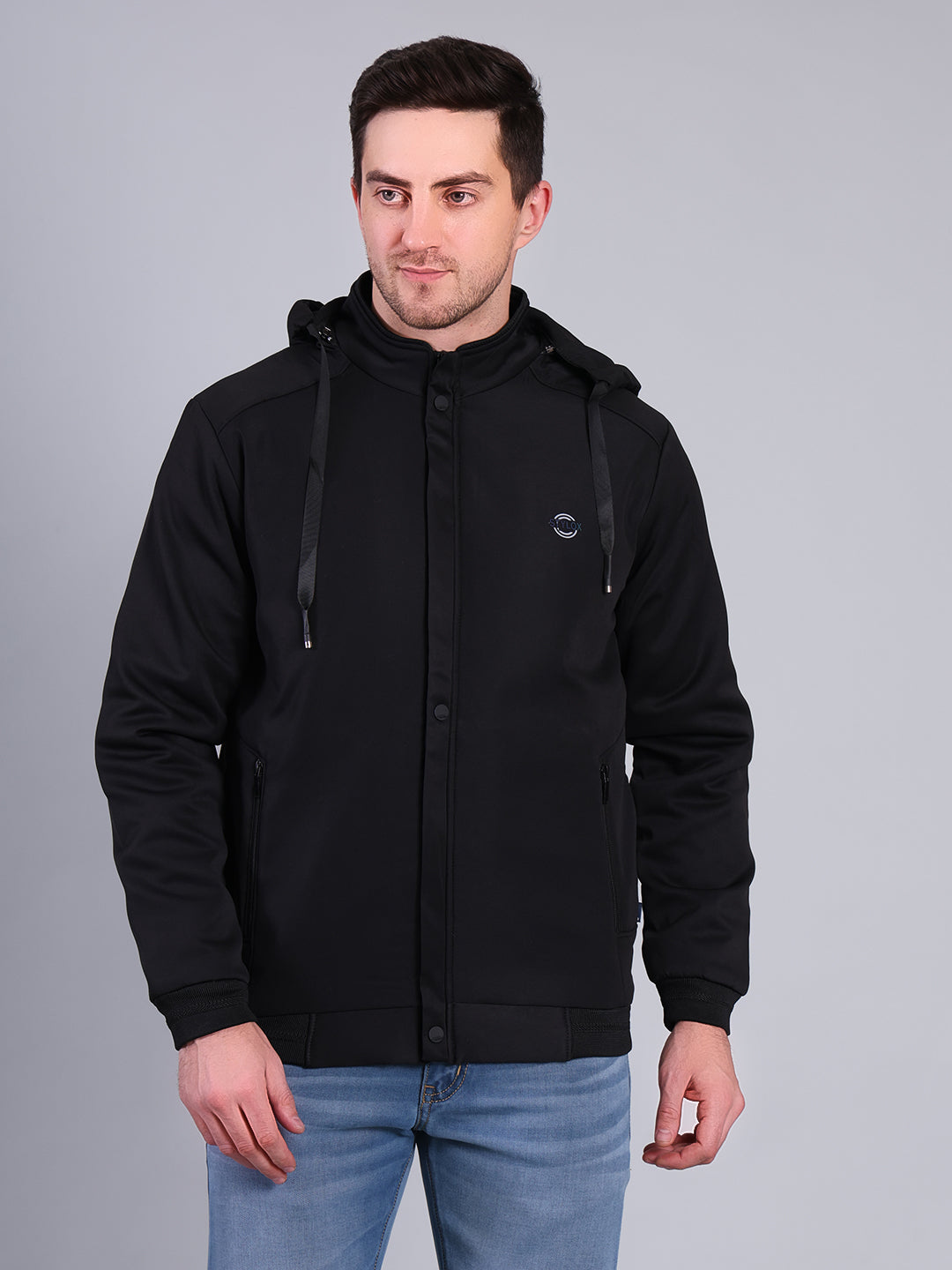Stylox Men’s Winter Jacket with Hood | Warm Padded Jacket | Stylish Casual Outerwear