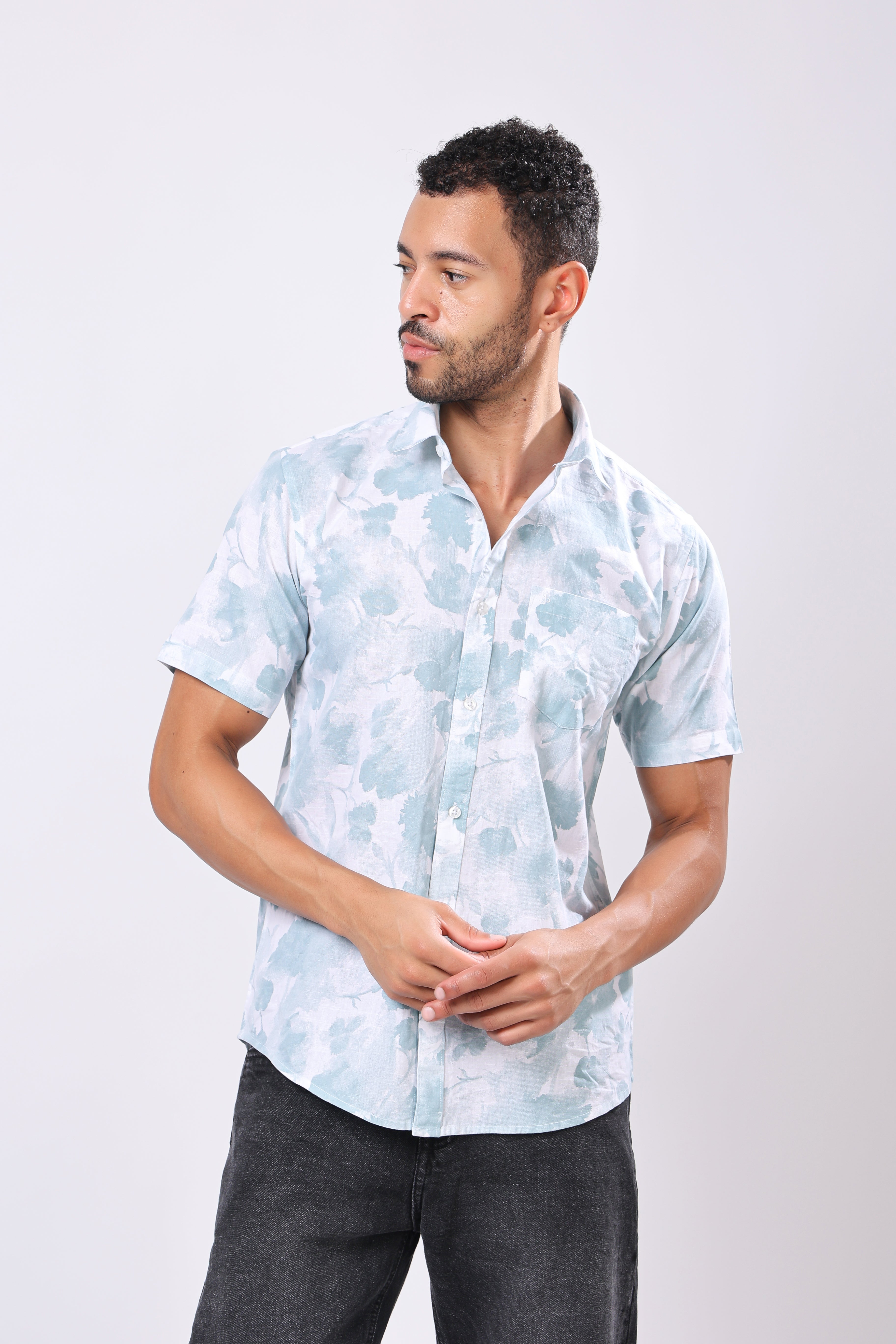 Stylox Printed Half Sleeve Casual Shirt - Stylox