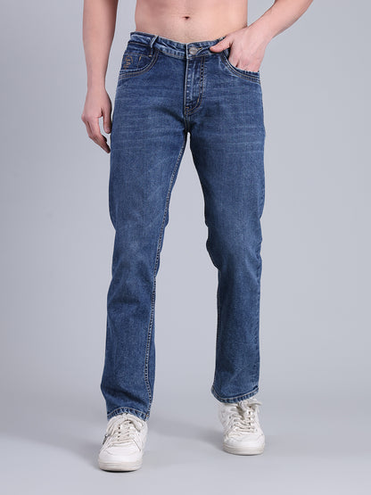 Stylox Men’s Slim Fit Jeans | Mid Rise Stretch Denim with Clean Wash for Casual &amp; Smart Wear