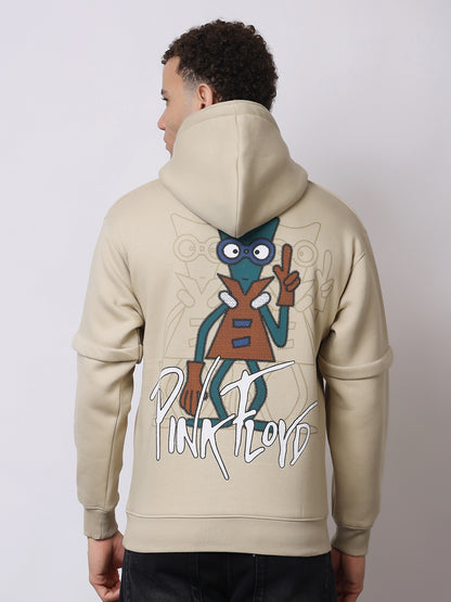 Stylox Men’s Graphic Winter Hoodie – Floyd Printed Pullover with Kangaroo Pocket &amp; Warm Fleece Fabric