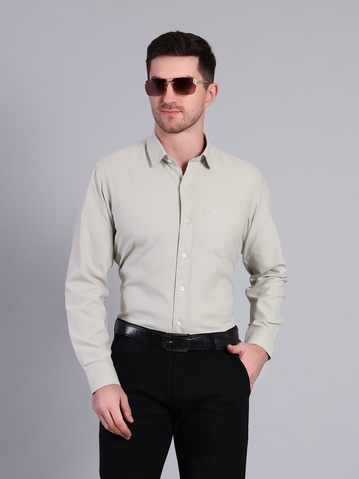 Men's Regular Fit Cotton Shirt | Office & Party Wear - Stylox