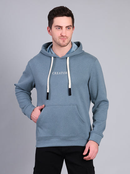 Stylox Men’s Winter Printed Hoodie | Pullover Sweatshirt with Kangaroo Pocket &amp; Hood | Warm Casual Wear