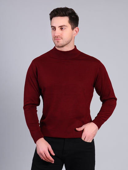 Stylox Men’s Solid Winter Sweater | Soft Knit Full Sleeve Pullover | Classic Casual Wear