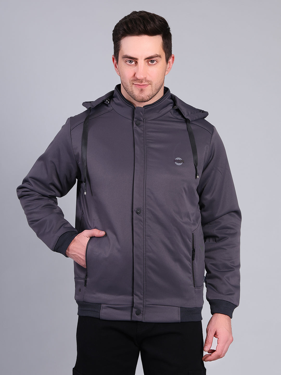 Stylox Men’s Winter Jacket with Hood | Warm Padded Jacket | Stylish Casual Outerwear