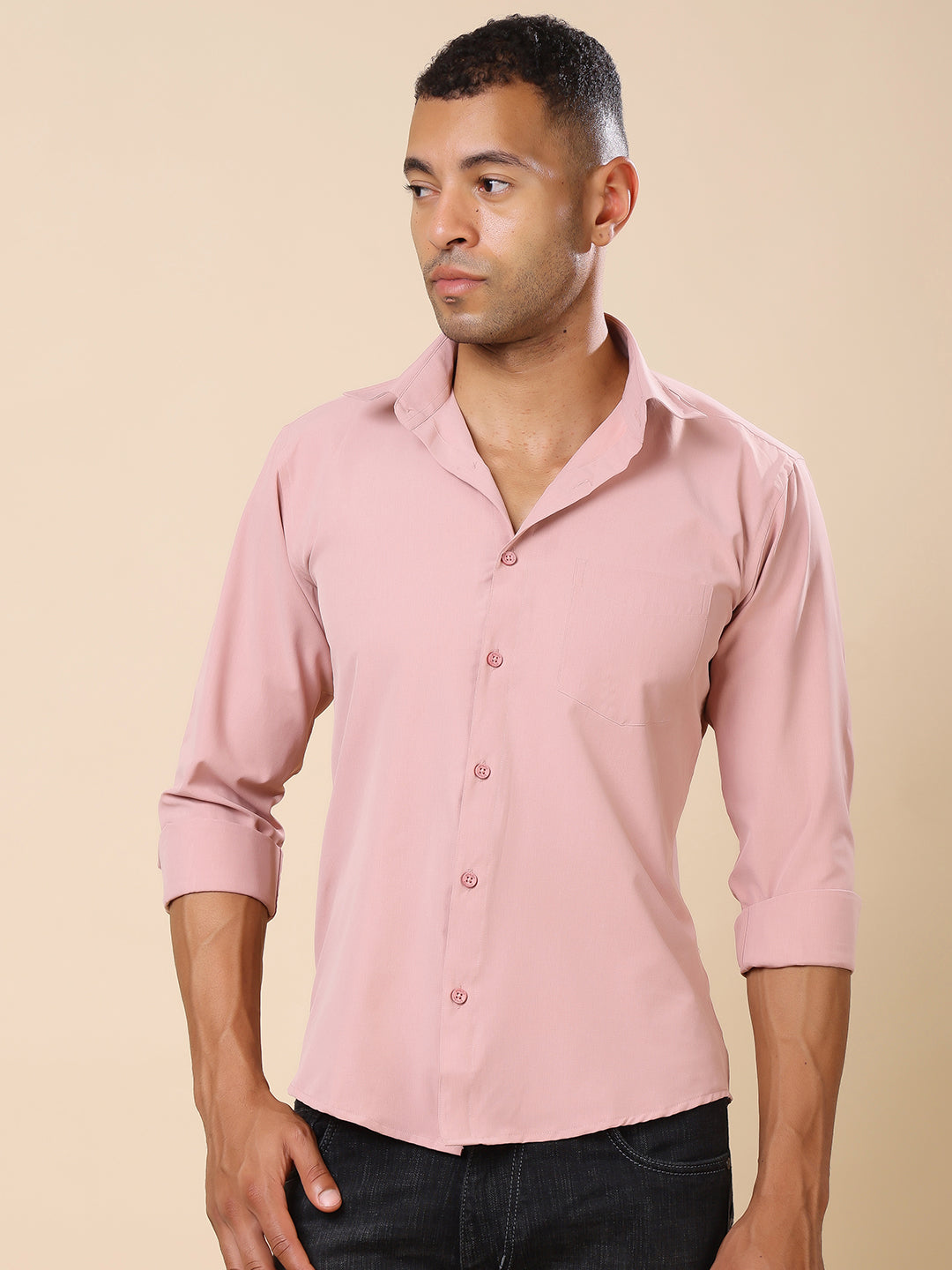 Stylox Men's Regular Fit Cotton Blend Shirt | Casual & Party Wear - Stylox
