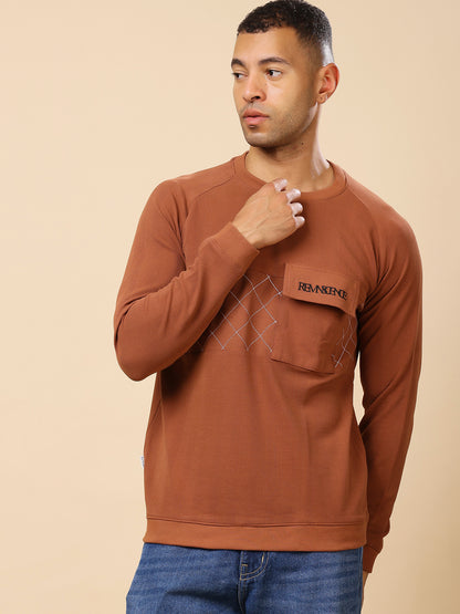 Stylox Men’s Round Neck Full Sleeve Sweatshirt – Classic Fit, Soft Fabric &amp; Cozy Winter Wear