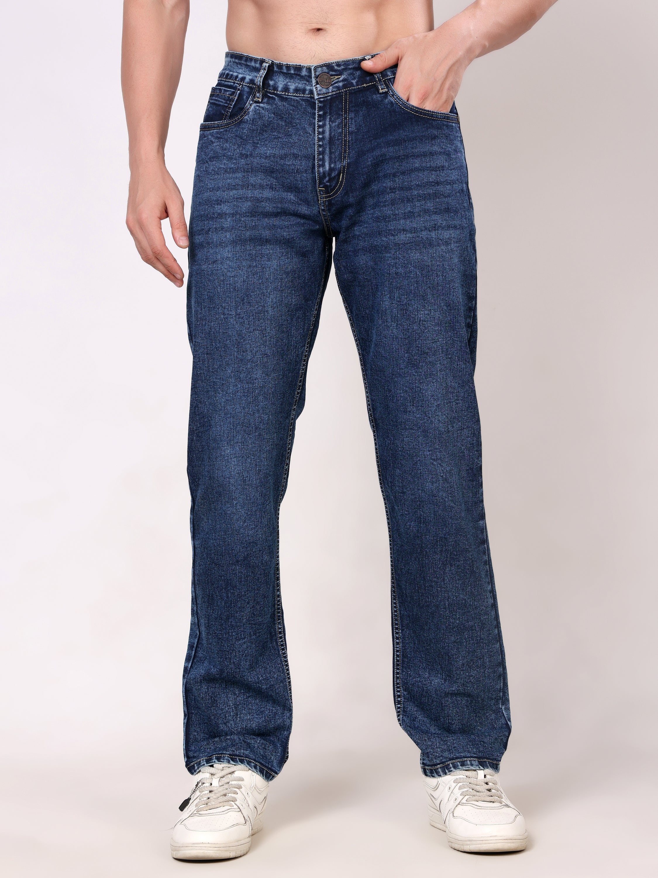 Stylox Men's Slim Fit Stretchable Denim Jeans
