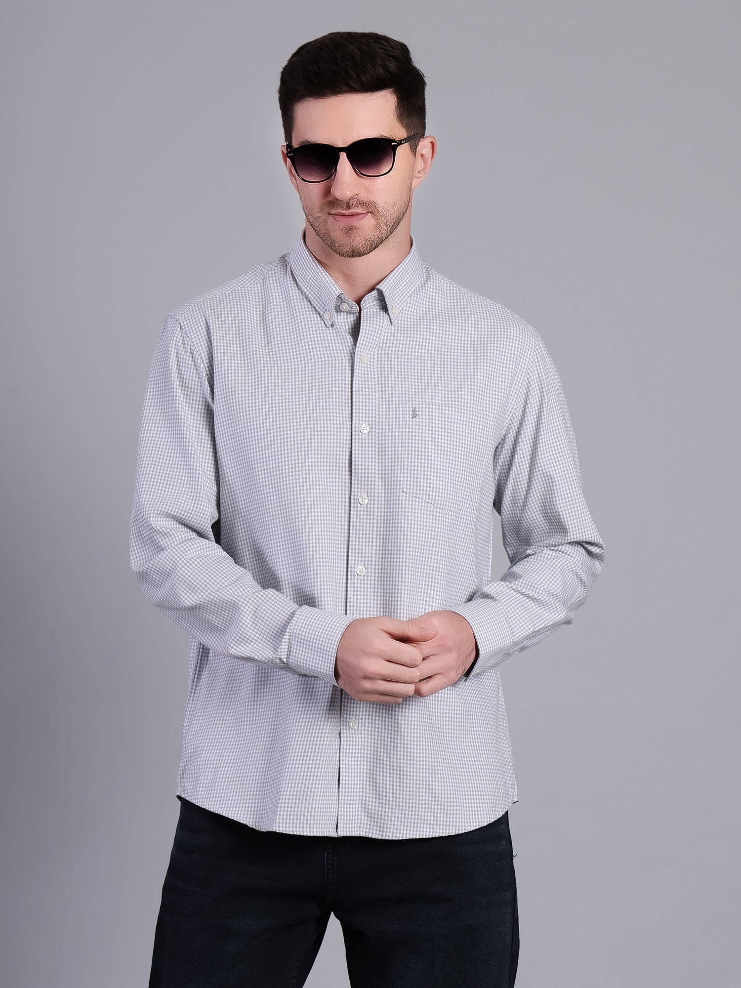 Men's Regular Fit Cotton Shirt | Office & Party Wear | Premium Comfort - Stylox