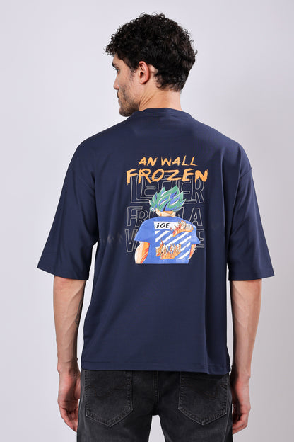 Stylox Men’s Oversized Round Neck Half Sleeve Back Printed T-Shirt | Premium Cotton Loose Fit Graphic Tee for Streetwear &amp; Casual Style