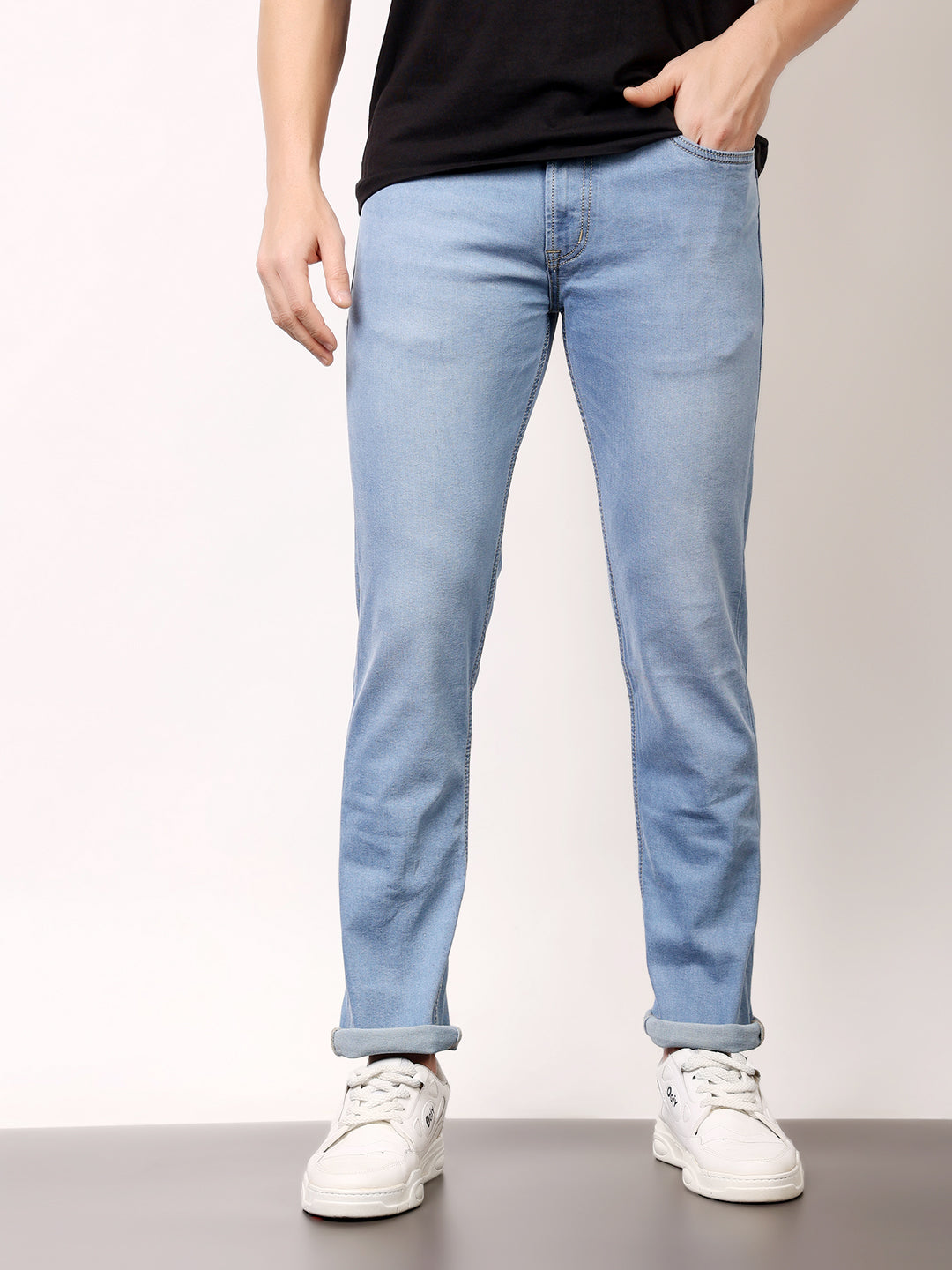 Stylox Redefined Slim Fit Solid Men’s Jeans – Stylish & Comfortable Everyday Wear - Stylox