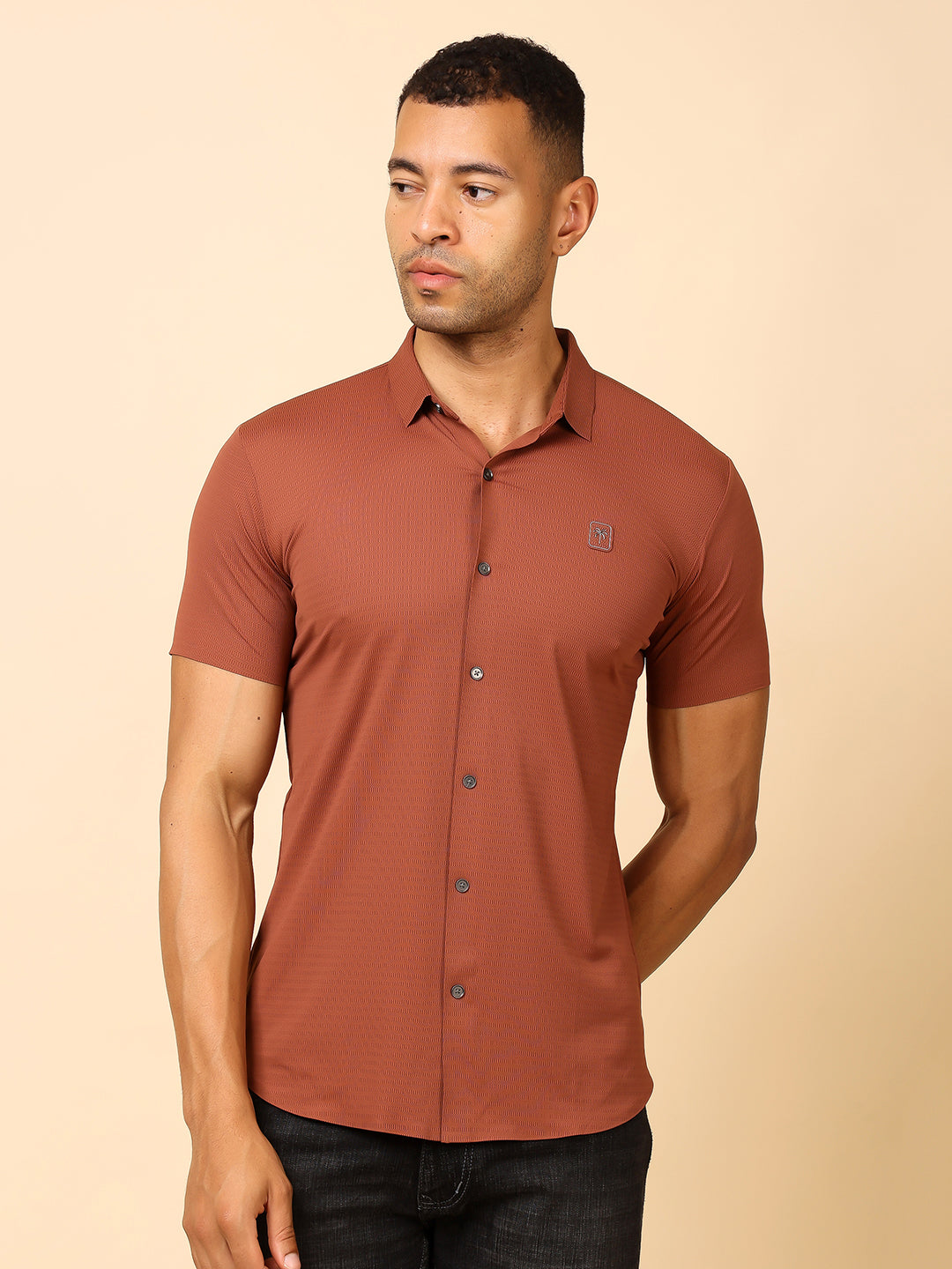 Men's Regular Fit Cotton Blend Shirt | Stylish & Party Wear - Stylox