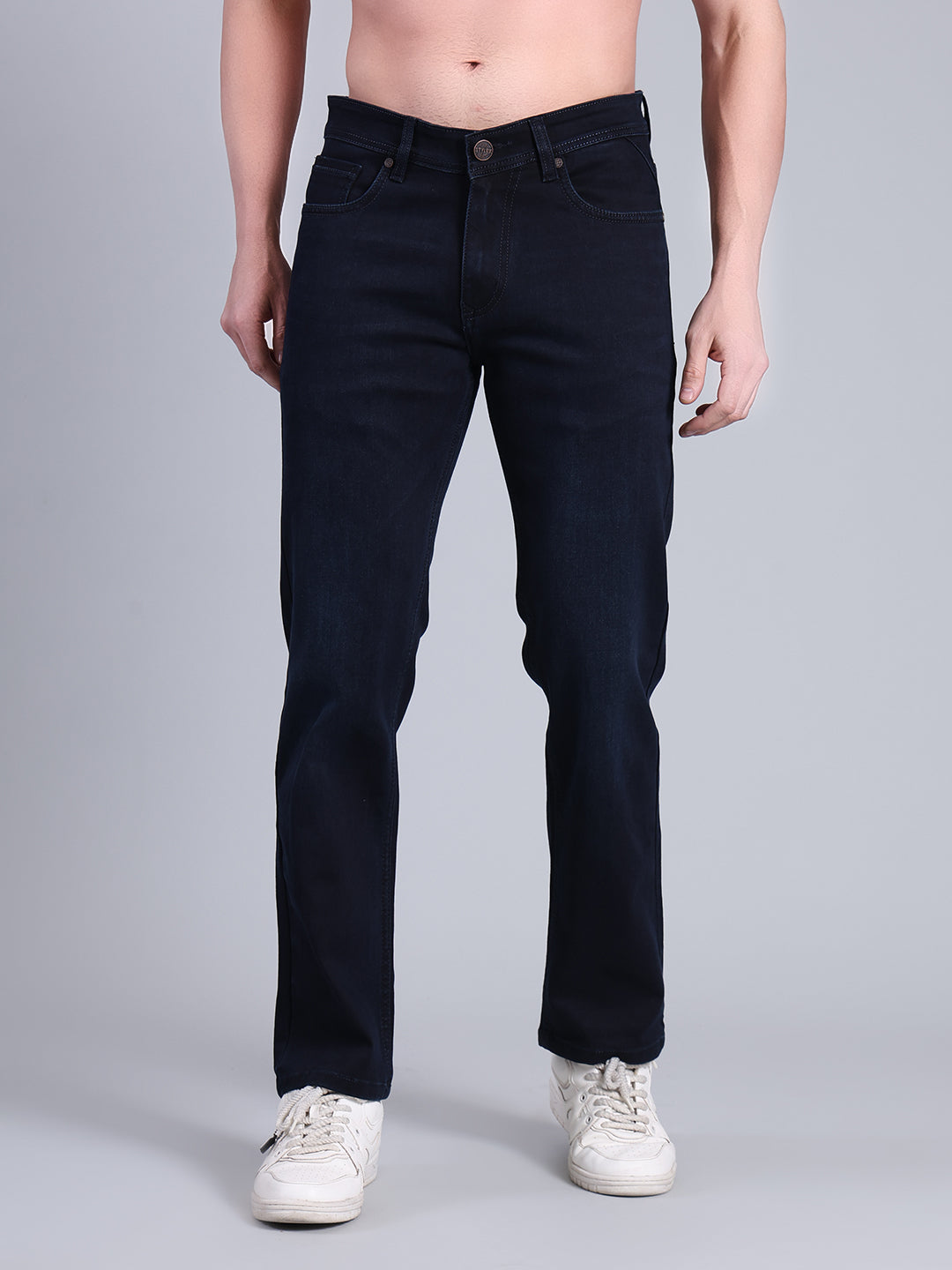 Stylox Men’s Straight Fit Jeans | Classic Denim Jeans for Men | Mid-Rise Everyday Casual Wear Jeans