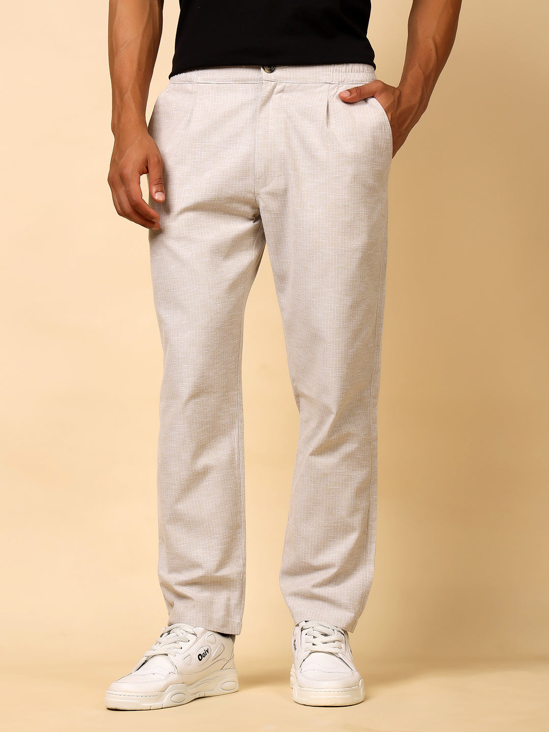 Stylox Men’s Classic Fit Trousers – Comfortable Formal & Casual Wear