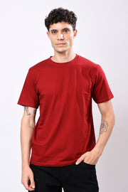 STYLOX Round Neck Solid T-Shirt
