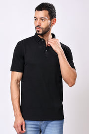 Stylox Solid Polo T-Shirt For Men