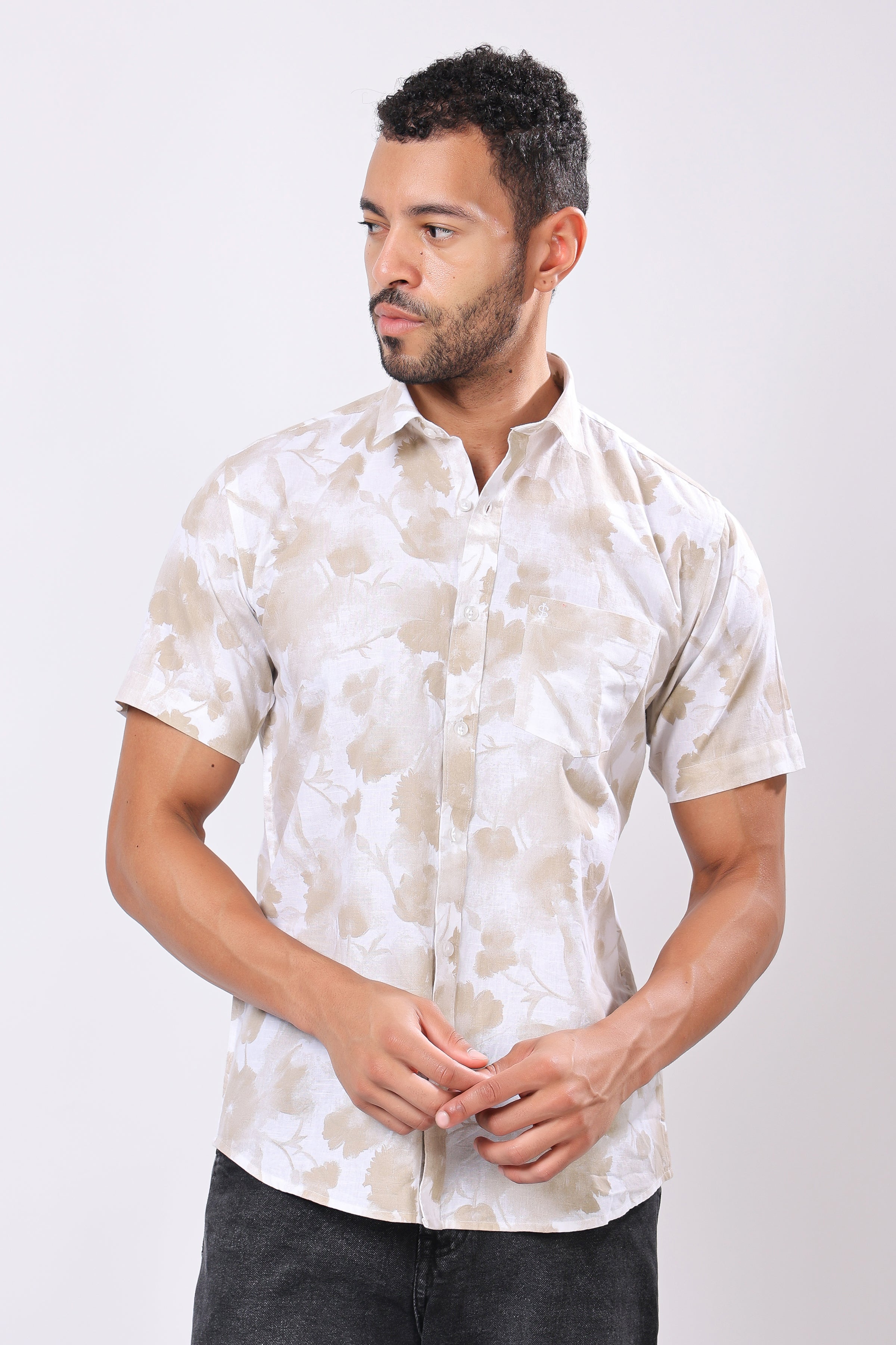 Stylox Printed Half Sleeve Casual Shirt - Stylox