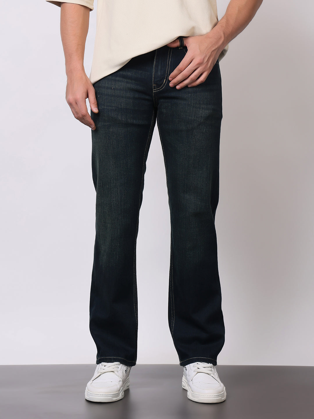 Stylox Men’s Comfort Fit Denim Jeans | Stylish Mid-Rise Jeans | Perfect for Work & Weekend Wear - Stylox