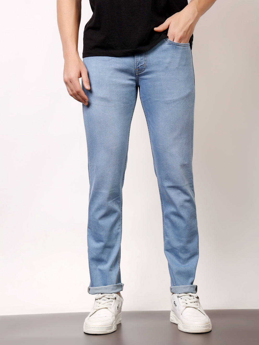 Stylox Redefined Slim Fit Solid Men’s Jeans – Stylish & Comfortable Everyday Wear - Stylox