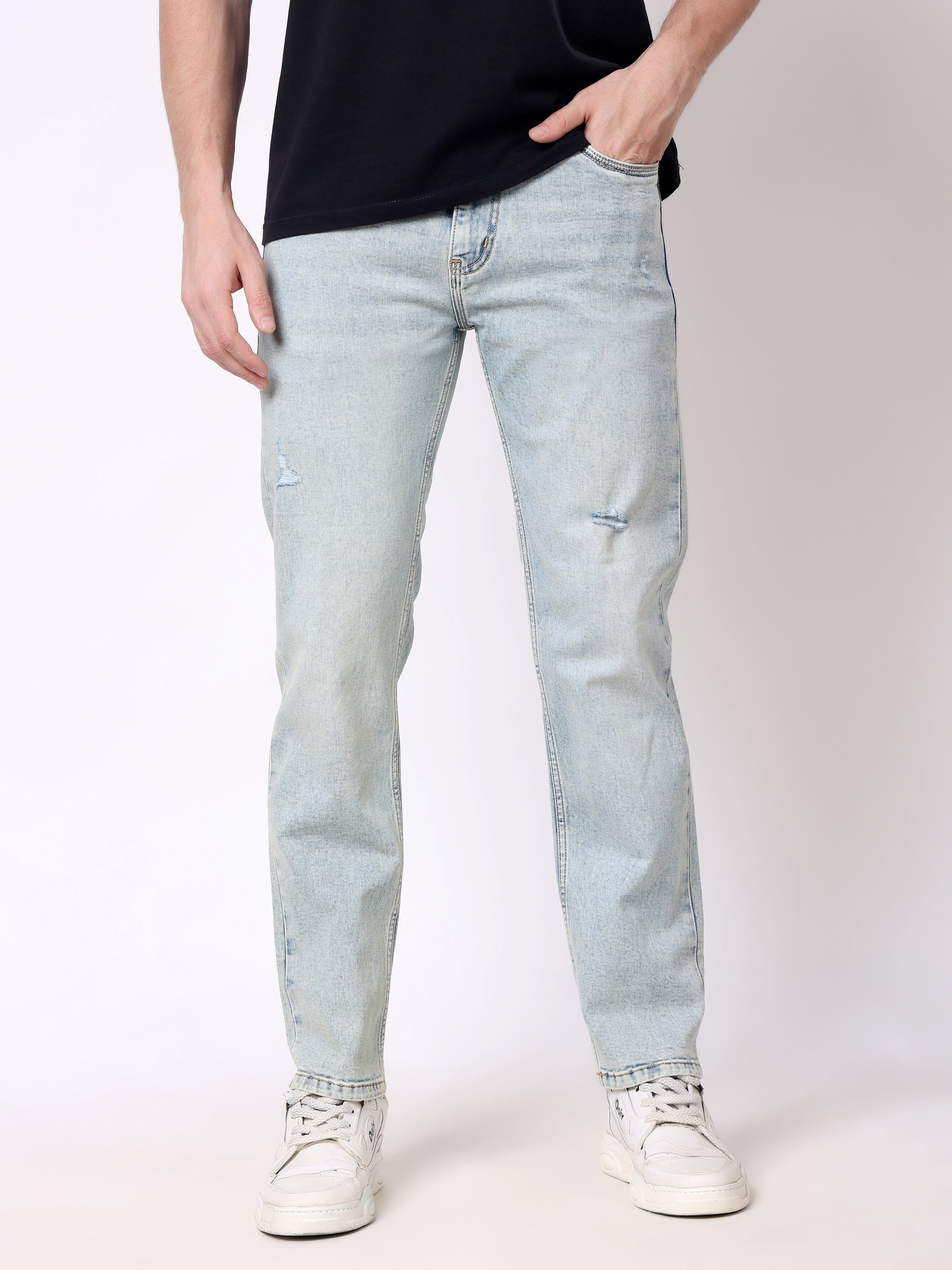 Stylox Men’s Stretchable Comfort Fit Denim Jeans - Stylox