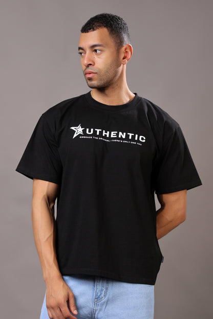 Stylox Men’s Oversized Graphic Printed T-Shirt – Casual Crew Neck