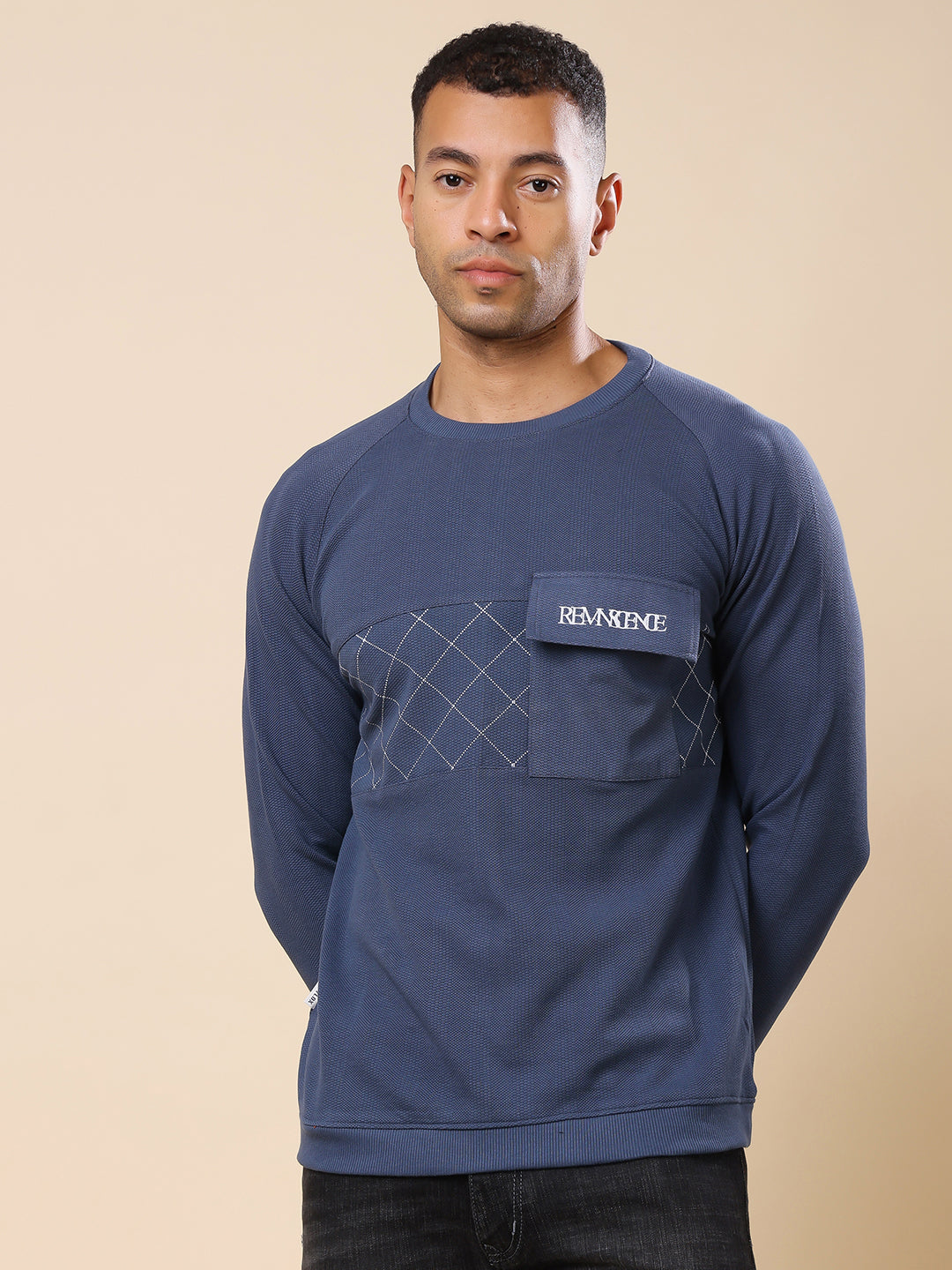 Stylox Men’s Round Neck Full Sleeve Sweatshirt – Classic Fit, Soft Fabric & Cozy Winter Wear