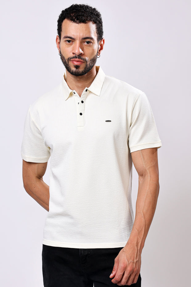 Stylox Solid Polo T-Shirt For Men