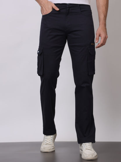 Stylox Men’s Slim Fit Cargo Pants | Cotton Casual Trousers with Multi Pockets | Stylish Outdoor &amp; Everyday Wear Cargos for Men