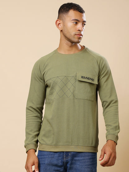 Stylox Men’s Round Neck Full Sleeve Sweatshirt – Classic Fit, Soft Fabric &amp; Cozy Winter Wear