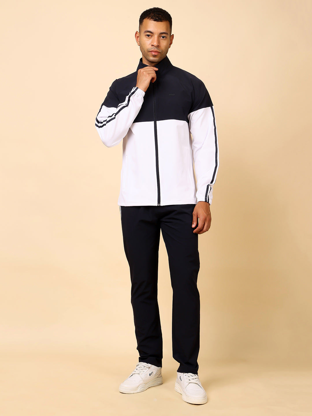 Stylox Men’s Tracksuit – Stylish Full Set for Sports, Gym & Casual Wear (Navy)