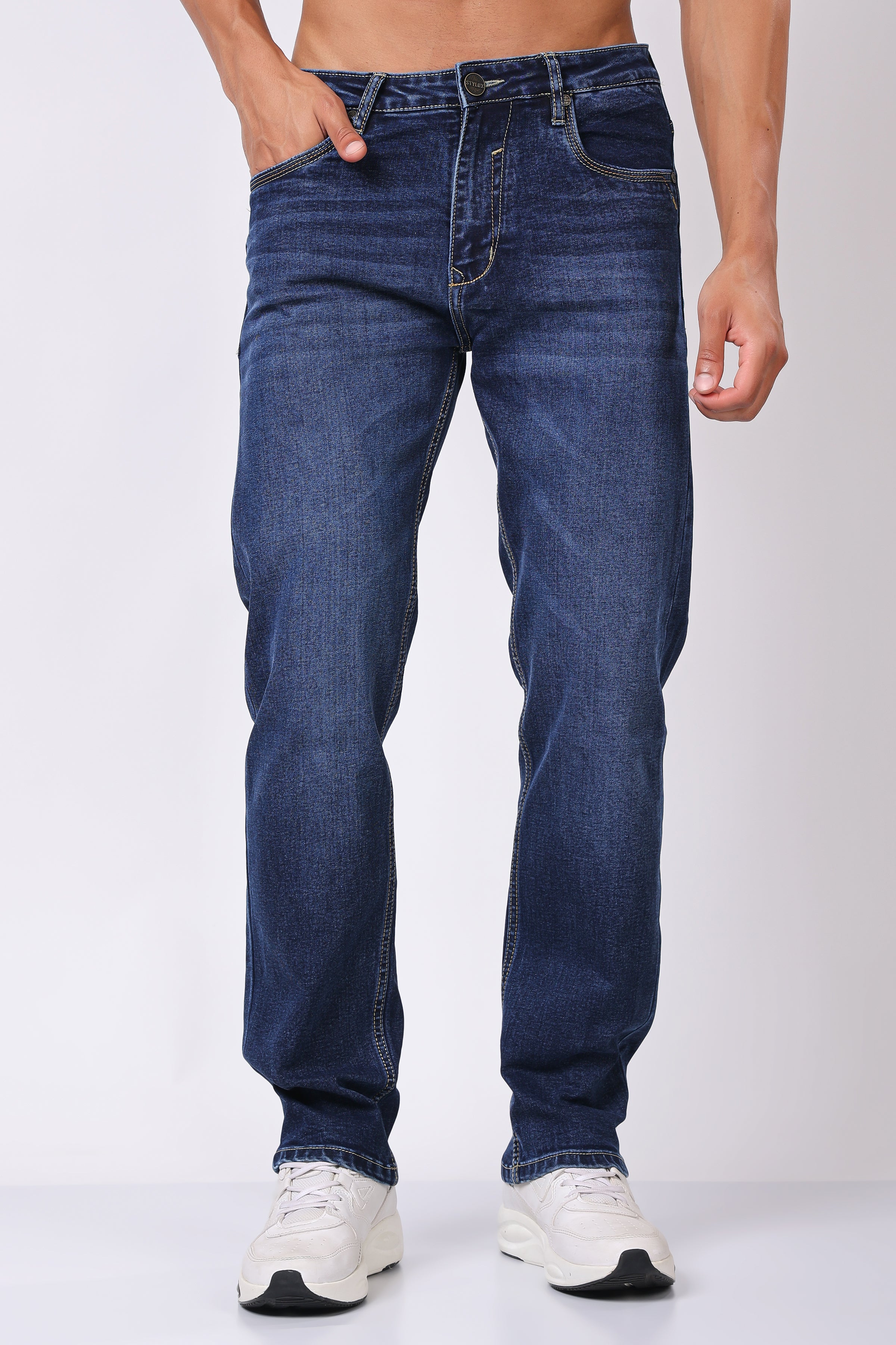 Stylox Comfort Fit Jeans for Men's | Dark Blue, Light Blue, Mid Light Blue &  Mid Dark Blue |