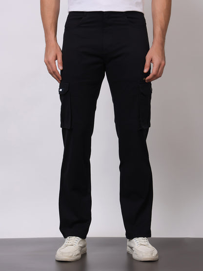 Stylox Men’s Slim Fit Cargo Pants | Cotton Casual Trousers with Multi Pockets | Stylish Outdoor &amp; Everyday Wear Cargos for Men