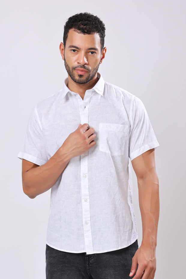 STYLOX HALF SLEEVE PRINTED CASUAL SHIRT