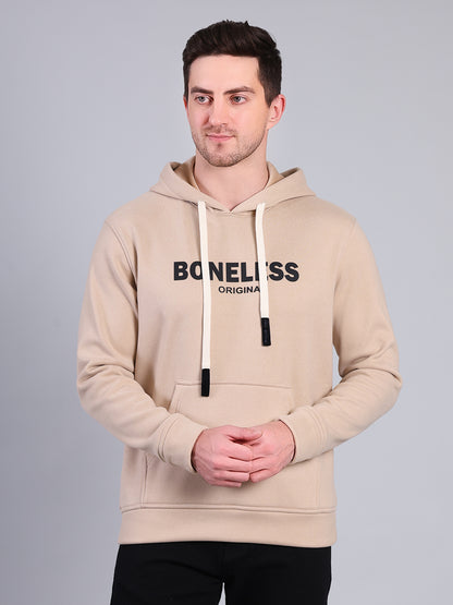 Stylox Men’s Winter Hooded Sweatshirt | Printed Pullover Hoodie with Kangaroo Pocket | Warm Casual Wear