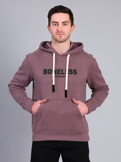 Stylox Men’s Winter Hooded Sweatshirt | Printed Pullover Hoodie with Kangaroo Pocket | Warm Casual Wear