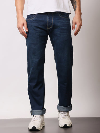 Stylox Men’s Comfort Fit Solid Jeans | Premium Stretchable Plain Denim Jeans for Men | Mid-Rise Relaxed Fit Jeans for Comfort and Style