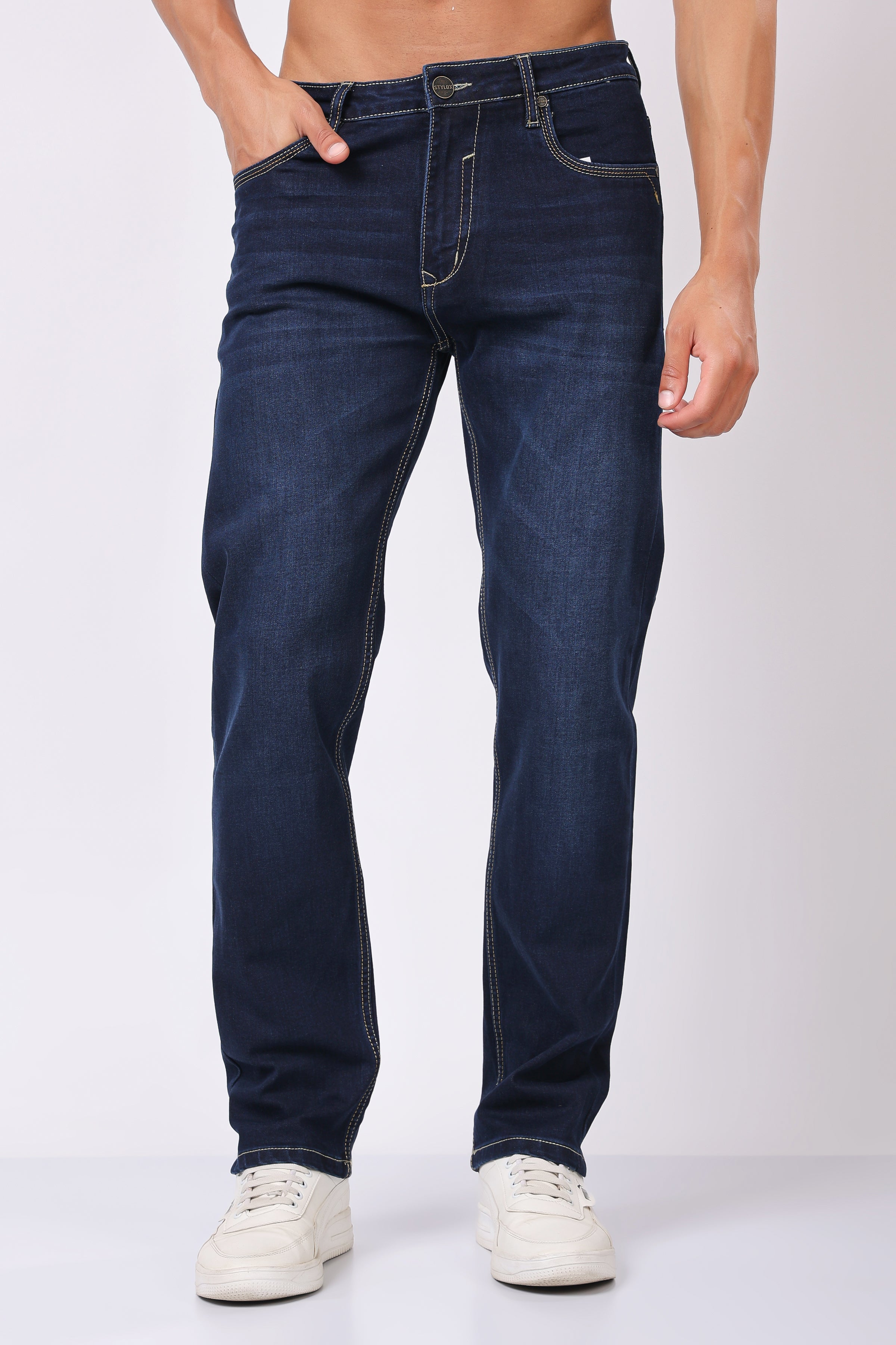 Stylox Comfort Fit Jeans for Men's | Dark Blue, Light Blue, Mid Light Blue &  Mid Dark Blue |
