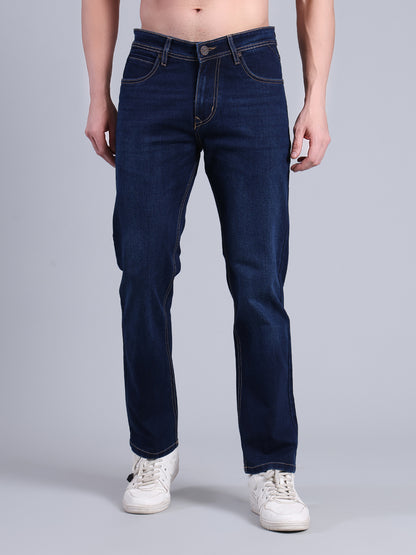 Stylox Men’s Straight Fit Jeans | Classic Denim Jeans for Men | Mid-Rise Everyday Casual Wear Jeans