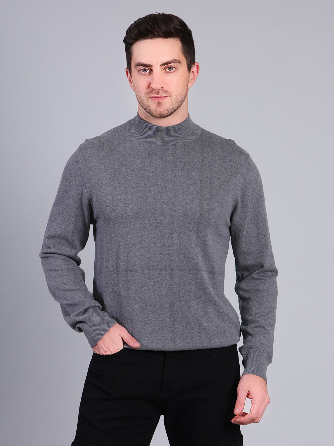 Stylox Men’s Solid Winter Sweater | Soft Knit Full Sleeve Pullover | Classic Casual Wear